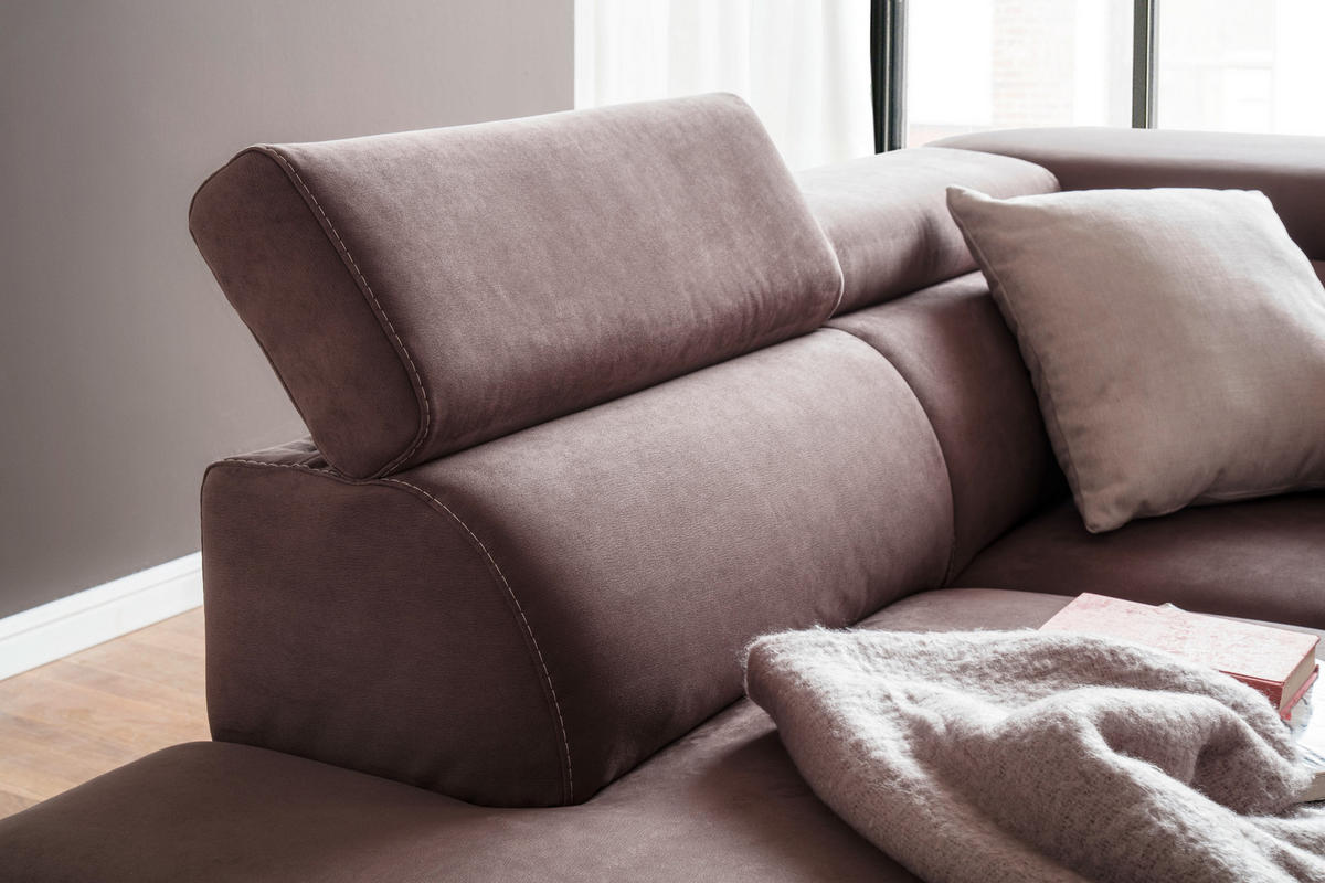 SEDEŽNA GARNITURA, antracit  - antracit, Moderno, tekstil (209/274cm) - Pure Home Lifestyle