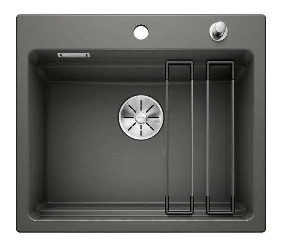 SPÜLE 525161  - Grau, Basics, Keramik (58,4/23,2/51cm) - Blanco