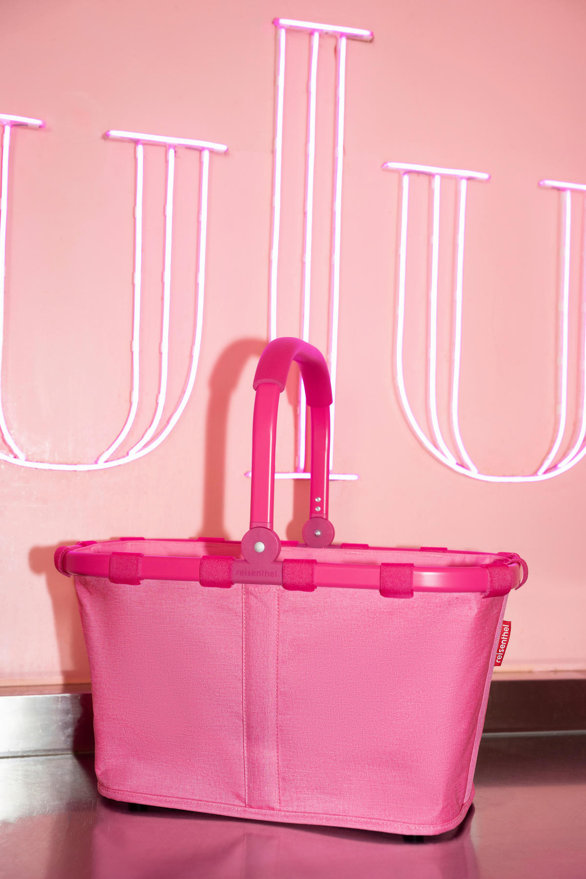 NÁKUPNÍ KOŠÍK  - černá, Basics, textil (49/29/28cm) - Reisenthel