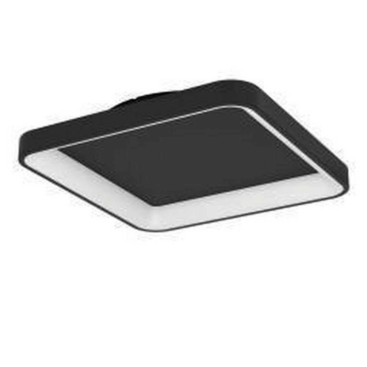 STROPNÍ LED SVÍTIDLO, 35/7.5/35 cm - bílá/černá, Basics, plast (35/7.5/35cm)