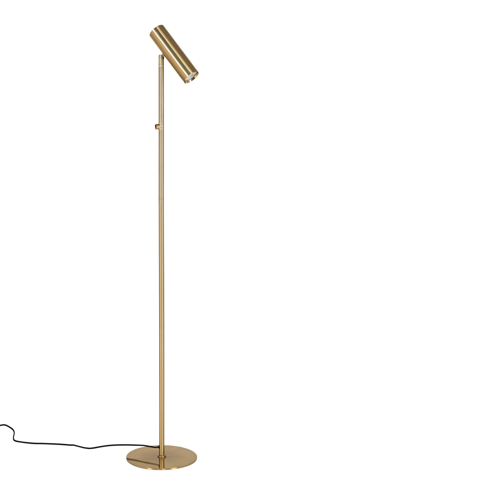 STEHLEUCHTE 25/150 cm - Messingfarben, Basics, Metall (25/150cm)