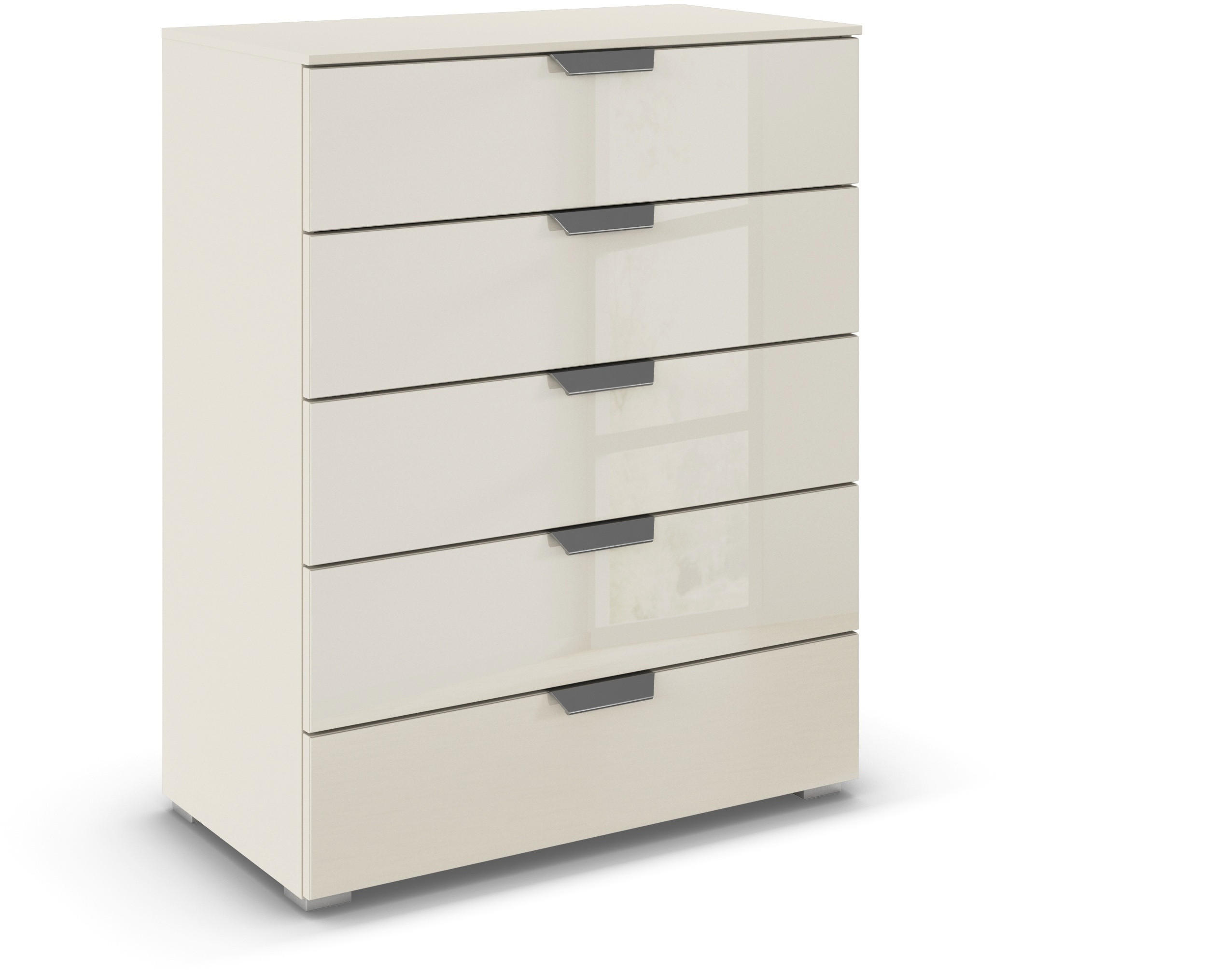 KOMMODE  in 80/100/43 cm  - Chromfarben/Champagner, Design, Glas/Holzwerkstoff (80/100/43cm) - Carryhome