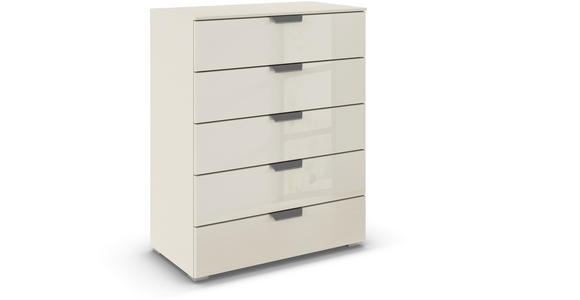 KOMMODE  in 80/100/42 cm  - Chromfarben/Champagner, Design, Glas/Holzwerkstoff (80/100/42cm) - Carryhome