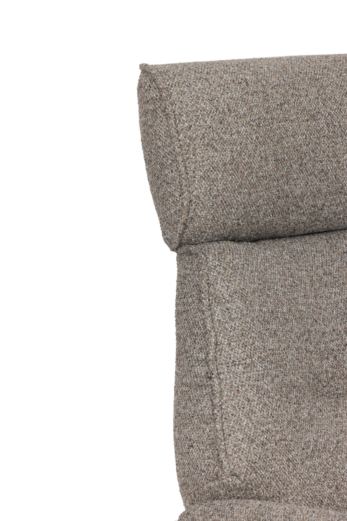 RELAXSESSELSET Bouclé    - Taupe/Schwarz, Design, Holz/Textil (77/108/81cm) - Livetastic
