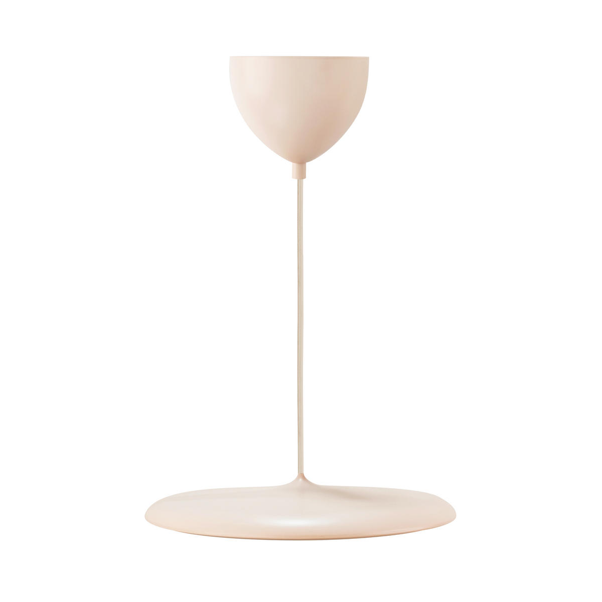 LED-HÄNGELEUCHTE 40/6 cm   - Hellrosa, Design, Metall (40/6cm) - Nordlux
