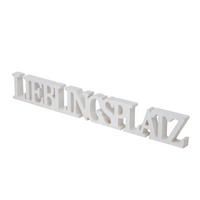 DEKOSCHRIFTZUG - Weiß, Basics, Holzwerkstoff (60/2,5/8cm)