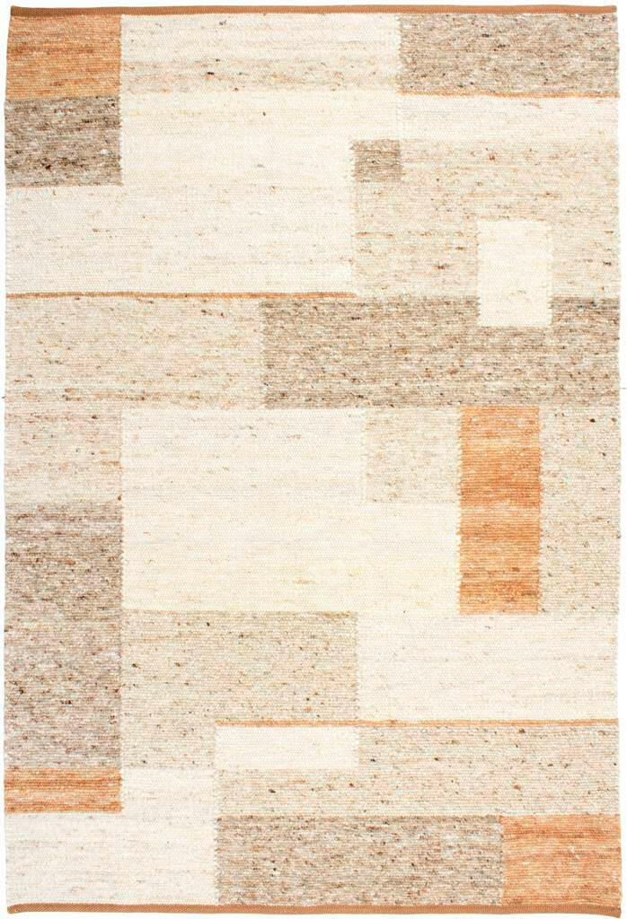 HANDWEBTEPPICH 170/230 cm Freising  - Beige/Orange, Konventionell, Textil (170/230cm) - Linea Natura