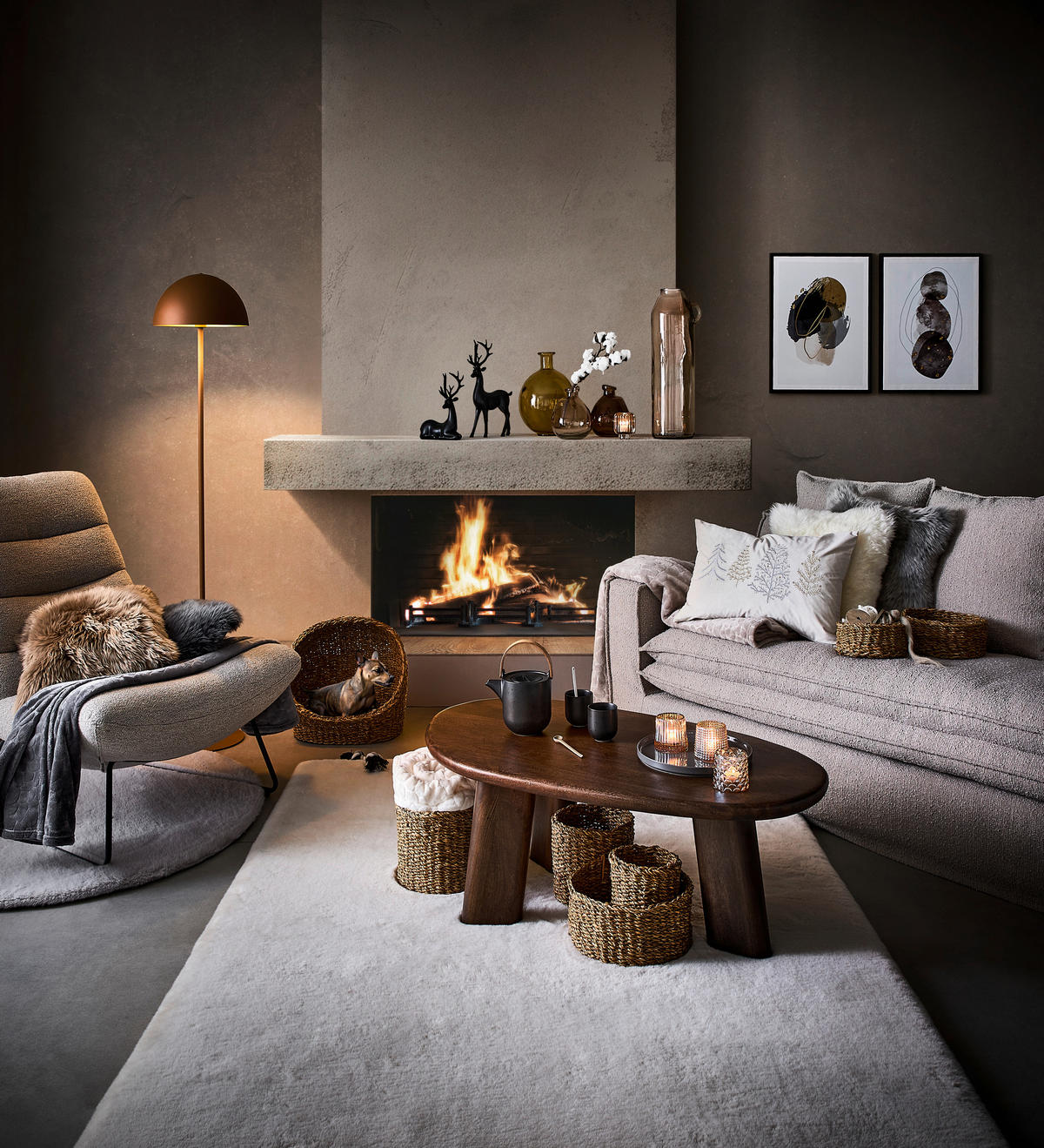 FLEECEDECKE 140/190 cm  - Anthrazit, Textil (140/190cm) - Novel