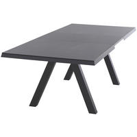 GARTENTISCH 200-260/100/77 cm Metall rechteckig  - Anthrazit/Graphitfarben, Basics, Kunststoff/Metall (200-260/100/77cm) - Siena Garden