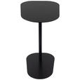 BEISTELLTISCH in Metall 53/38/60 cm  - Schwarz, Basics, Metall (53/38/60cm) - Novel