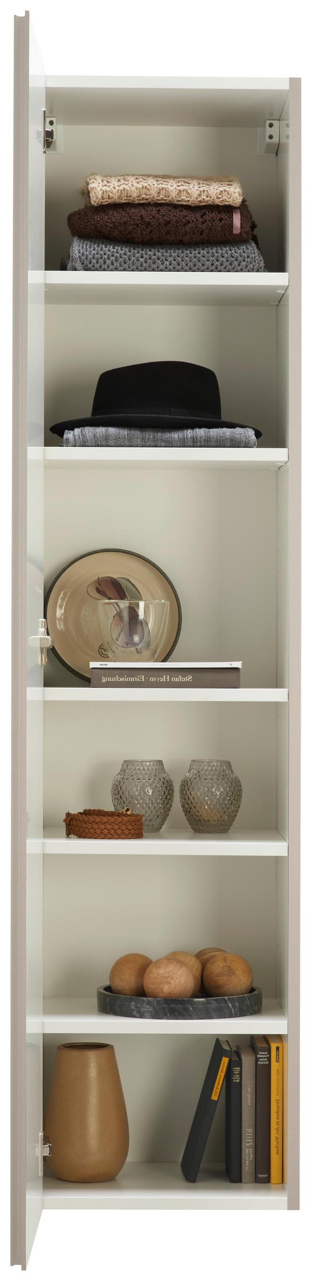GARDEROBENSCHRANK  in 40/165/33 cm  - Sandfarben, Design, Holzwerkstoff (40/165/33cm) - Moderano