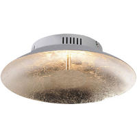PLAFONIERĂ CU LED - auriu, Design, metal (50/50/11cm)