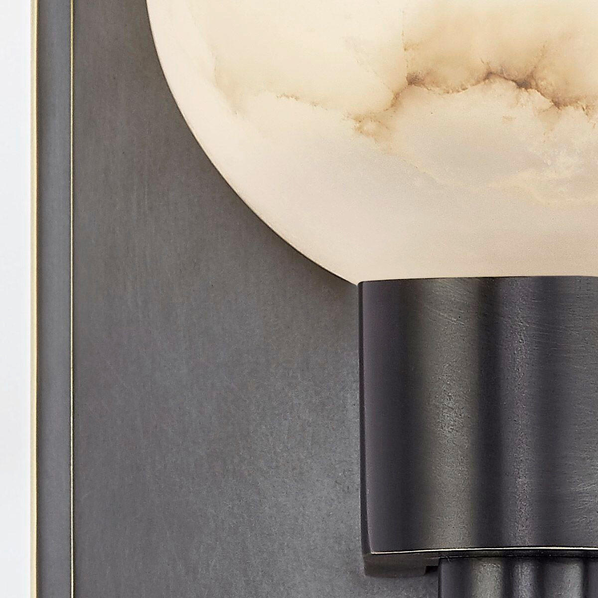 WANDLEUCHTE   - Bronzefarben, KONVENTIONELL, Glas/Metall (22,9/9,2/13,7cm) - Elstead Lighting