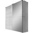 SCHWEBETÜRENSCHRANK in Sonoma Eiche - Alufarben/Sonoma Eiche, Design, Glas/Holzwerkstoff (200/216/68cm) - Hom`in SCHWEBETÜRENSCHRANK in Sonoma Eiche - Alufarben/Sonoma Eiche, Design, Glas/Holzwerkstoff (200/216/68cm) - Hom`in