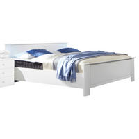 BETT 180/200 cm  in Weiß  - Weiß, KONVENTIONELL, Holzwerkstoff (180/200cm) - Carryhome