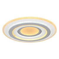 LED-DECKENLEUCHTE 50/7 cm   - Anthrazit/Weiß, Design, Kunststoff/Metall (50/7cm) - Globo