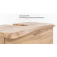 WASCHBECKENUNTERSCHRANK 61/55/40 cm  - Eiche Wotan/Silberfarben, Natur, Holzwerkstoff/Kunststoff (61/55/40cm) - Xora