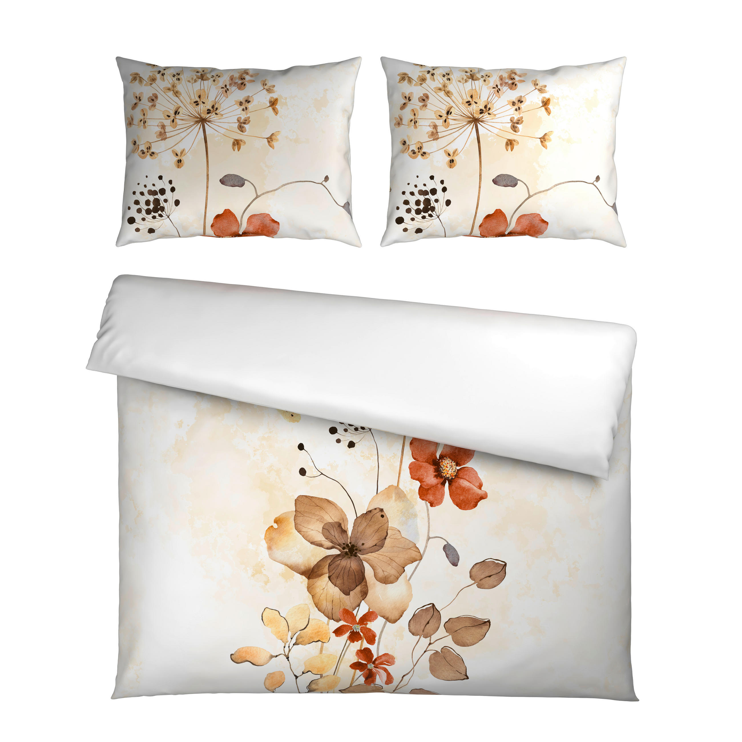 OBOJESTRANSKA POSTELJNINA 240/220 cm rjavosiva  - rjavosiva (240/220cm) - Esposa