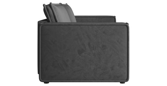 SOFA Webstoff Anthrazit  - Anthrazit/Schwarz, MODERN, Kunststoff/Textil (250/68/104cm) - Xora