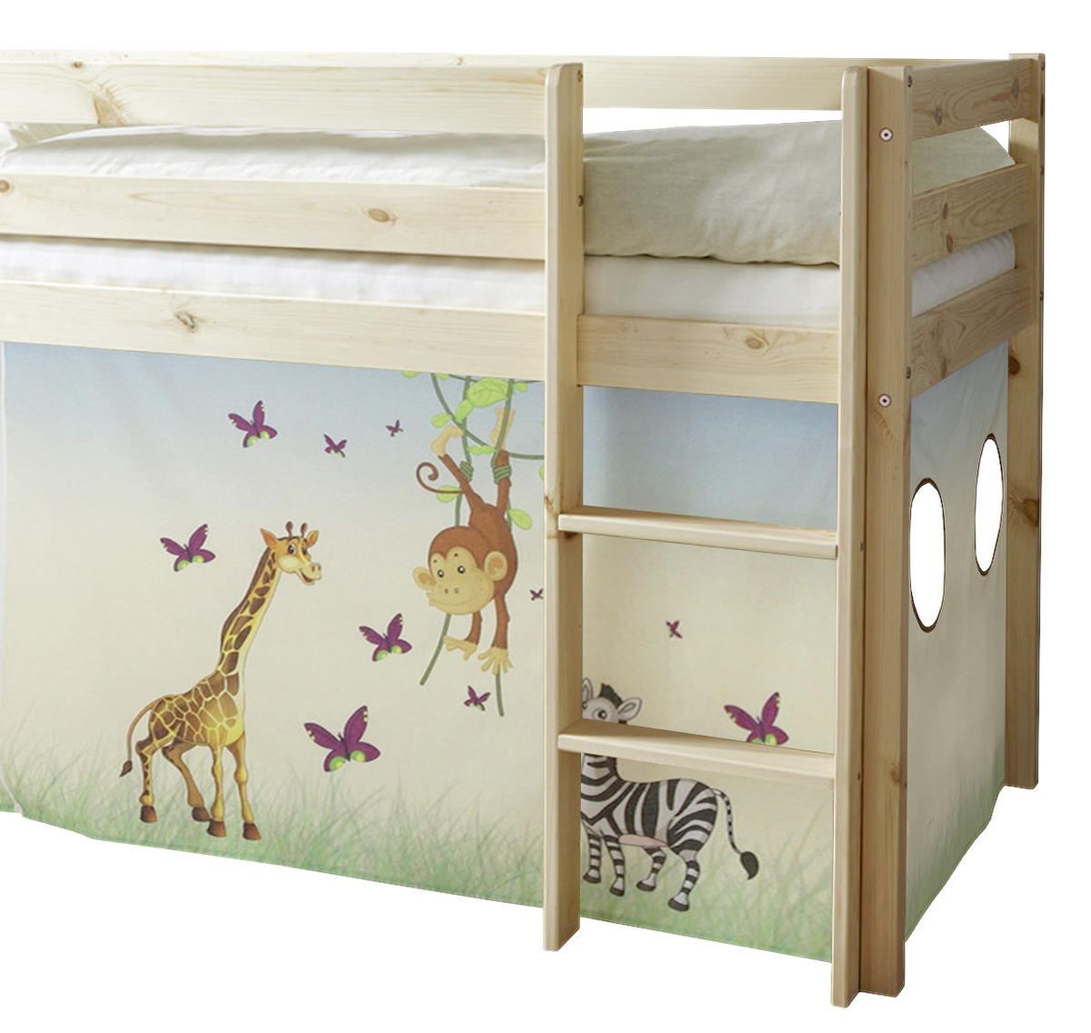HOCHBETT 90/200 cm Multicolor, Naturfarben Naturfarben  - Multicolor/Naturfarben, Natur, Holz (90/200cm) - MID.YOU