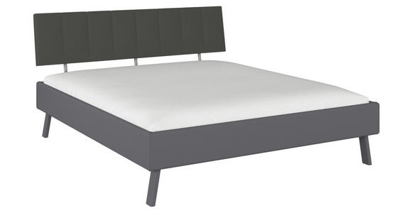 BETT 180/200 cm  in Grau  - Grau, Design, Holzwerkstoff/Textil (180/200cm) - Carryhome