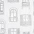ÖSENSCHAL halbtransparent 140/245 cm - Weiß/Grau, Trend, Textil (140/245cm) - Esposa