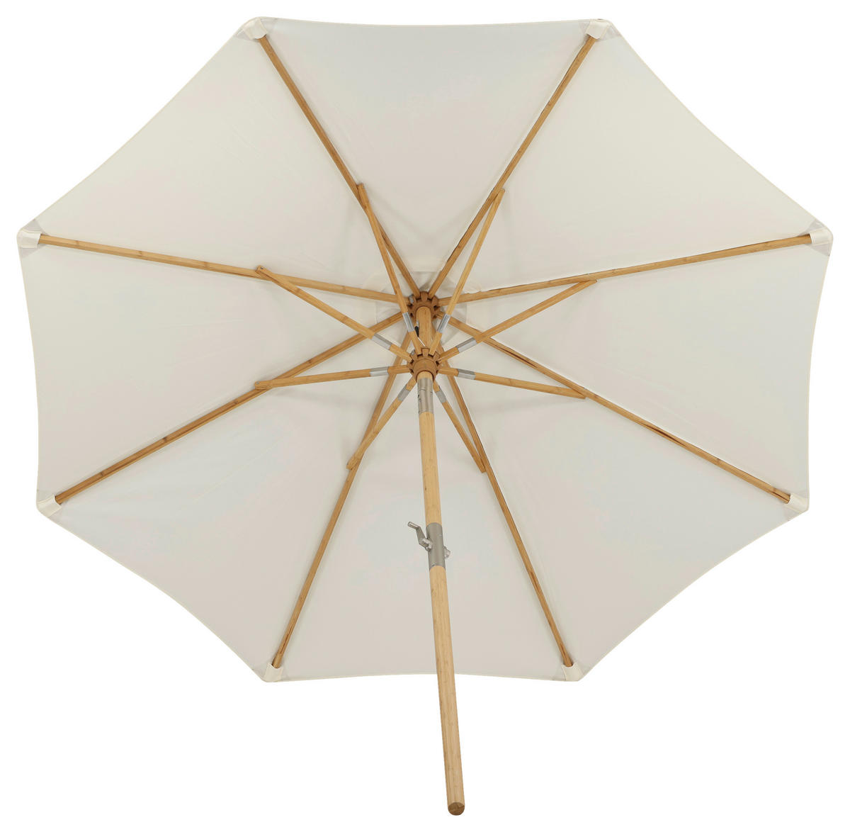 SONNENSCHIRM 270 cm  - Weiß, KONVENTIONELL (270/250cm) - Gardenson