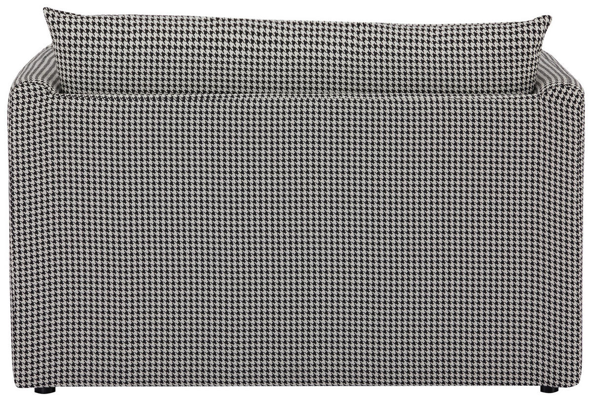 ROZKLÁDACÍ POHOVKA, textil, černá, bílá - bílá/černá, Moderní, textil/plast (119/79/76cm) - MID.YOU
