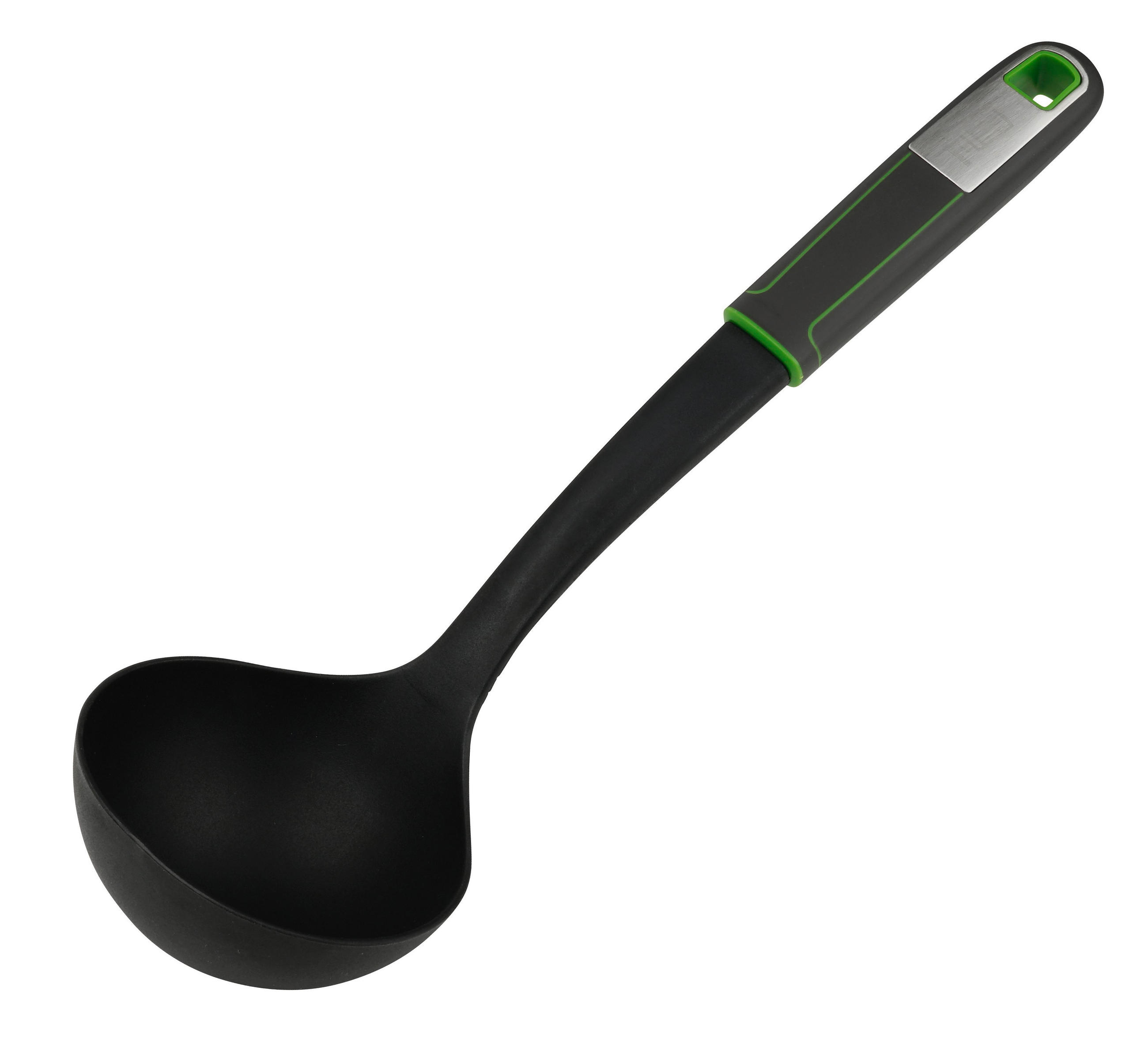SCHÖPFLÖFFEL  - Grau/Grün, Design, Kunststoff (31cm) - Chefkoch+Fackelmann