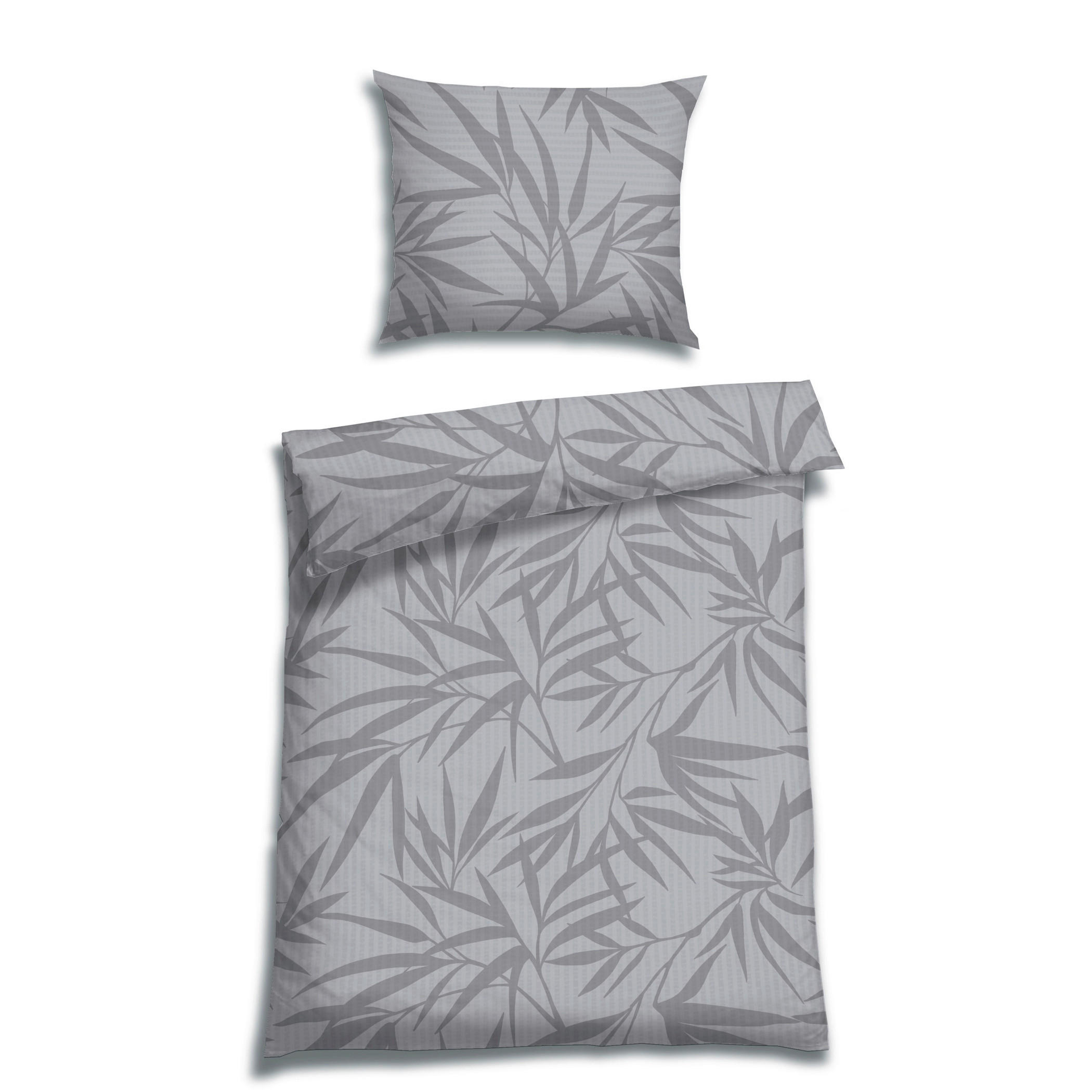 BETTWÄSCHE Seersucker 140/200 cm  - Grau, Basics, Textil (140/200cm) - Florella