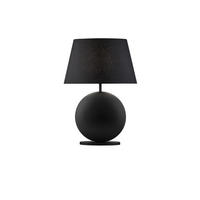 LED-TISCHLEUCHTE Nero   - Schwarz, Design, Textil/Metall (51/36/16cm) - Bankamp