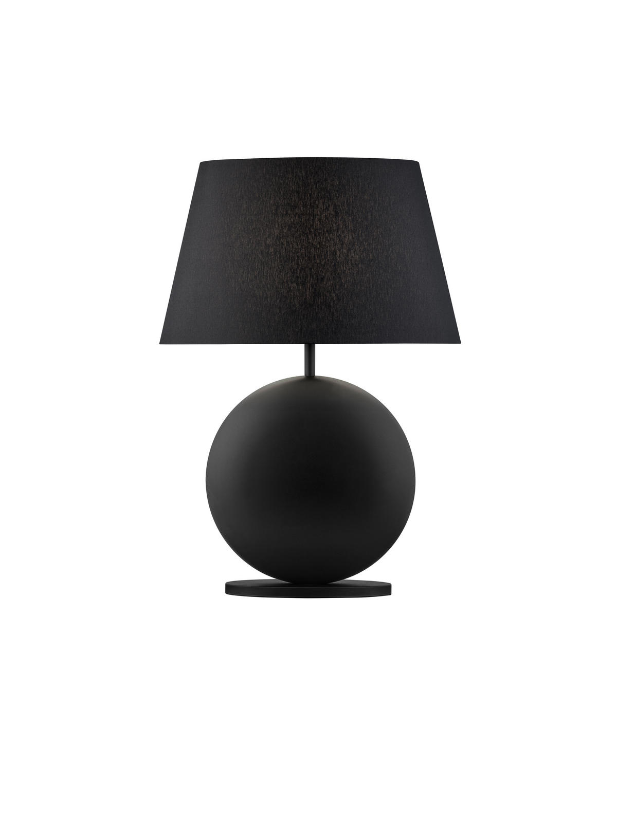 LED-TISCHLEUCHTE Nero   - Schwarz, Design, Textil/Metall (51/36/16cm) - Bankamp