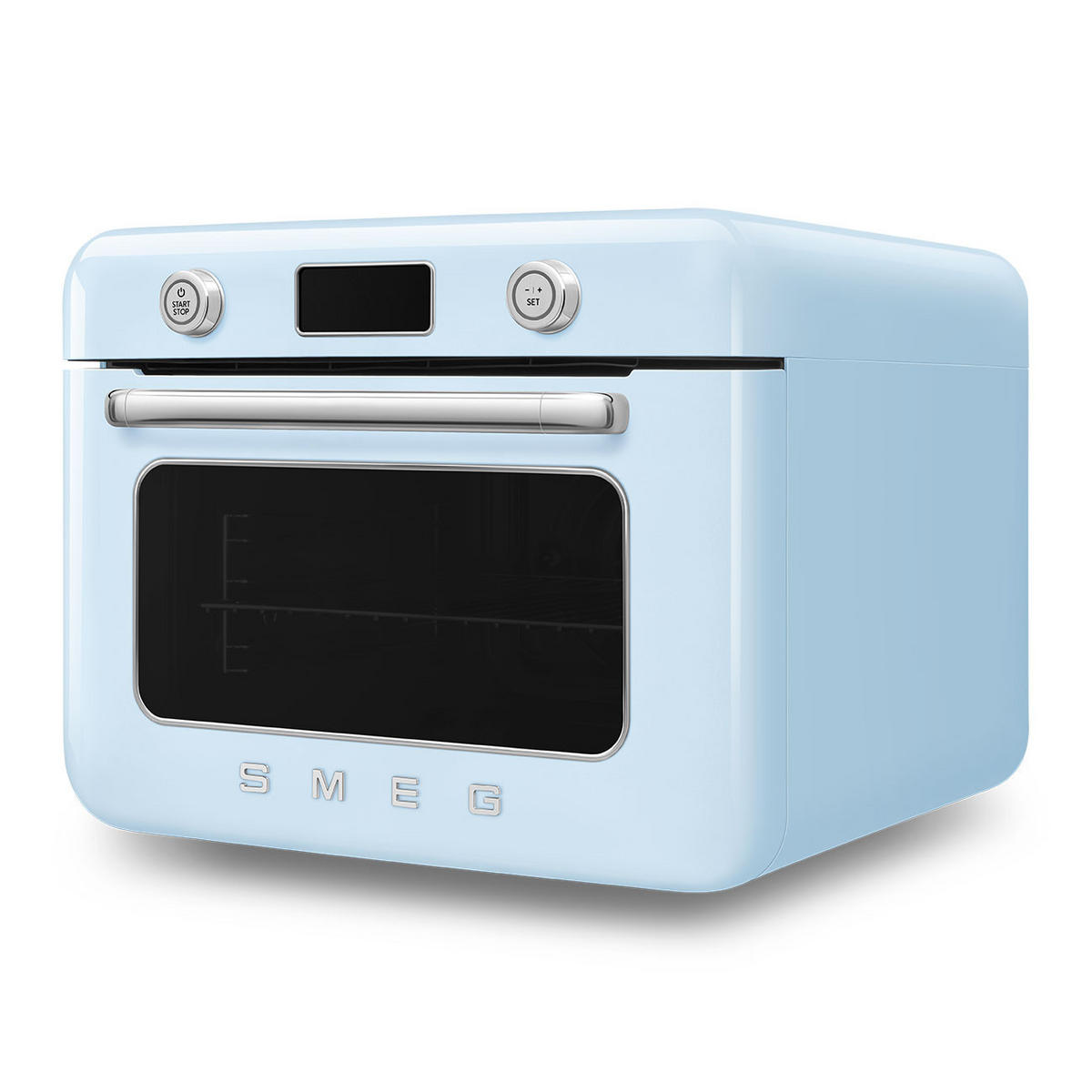 MINIBACKOFEN 50´s Style  - Pastellblau, Basics, Metall (50/40/51cm) - SMEG