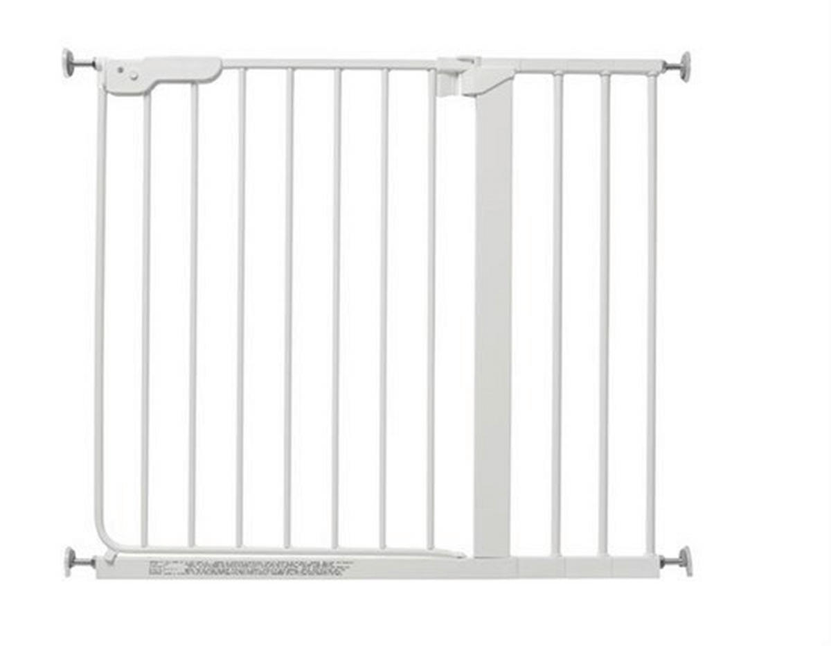 ZÁBRANA NA DVEŘE - bílá, Basics, kov (80/73cm) - Baby Dan
