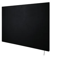 INFRAROT-HEIZPANEEL design  - Schwarz, Basics, Kunststoff/Metall (100/59,5/3,3cm)