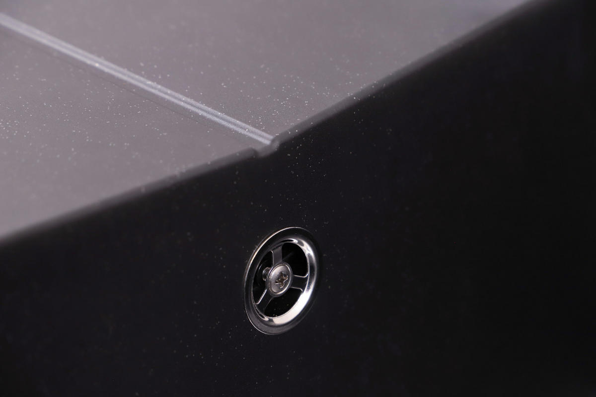 SPÜLE 17501001000500700-83  - Schwarz, Basics, Glas/Kunststoff (100/21,4/50cm) - Respekta