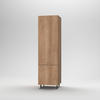 Szekrény beépíthető hűtőhöz - tölgyfa, Basics, fa (60/215/56cm) - Carryhome