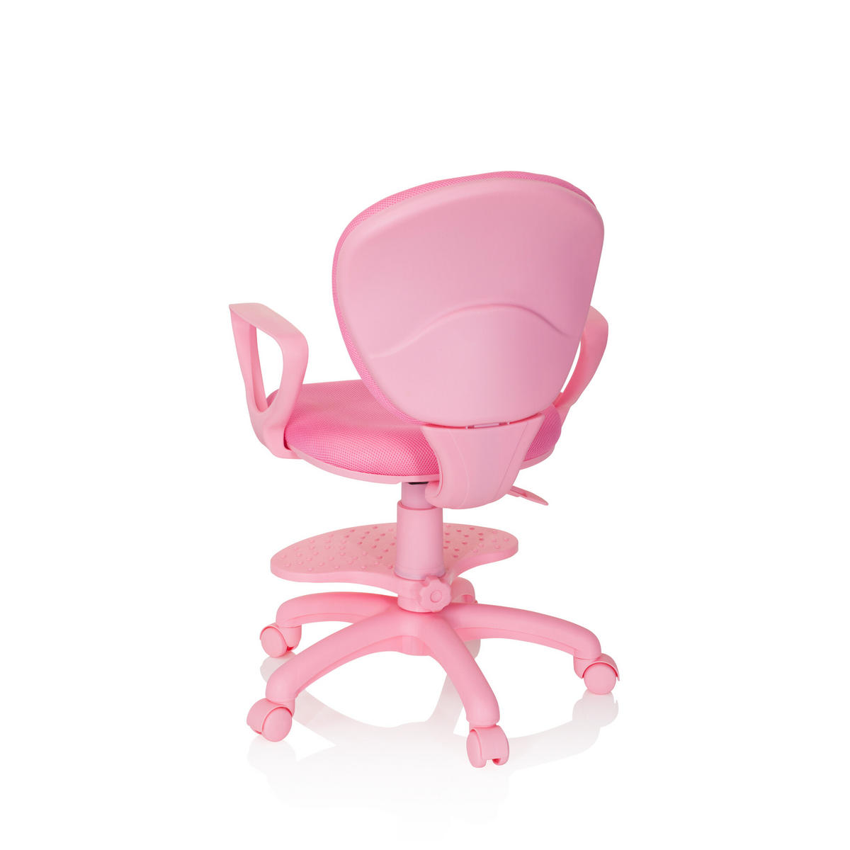 MLADINSKI VRTLJIVI STOL umetna masa pink  - pink, Basics, umetna masa (53/83-95/51cm) - MID.YOU