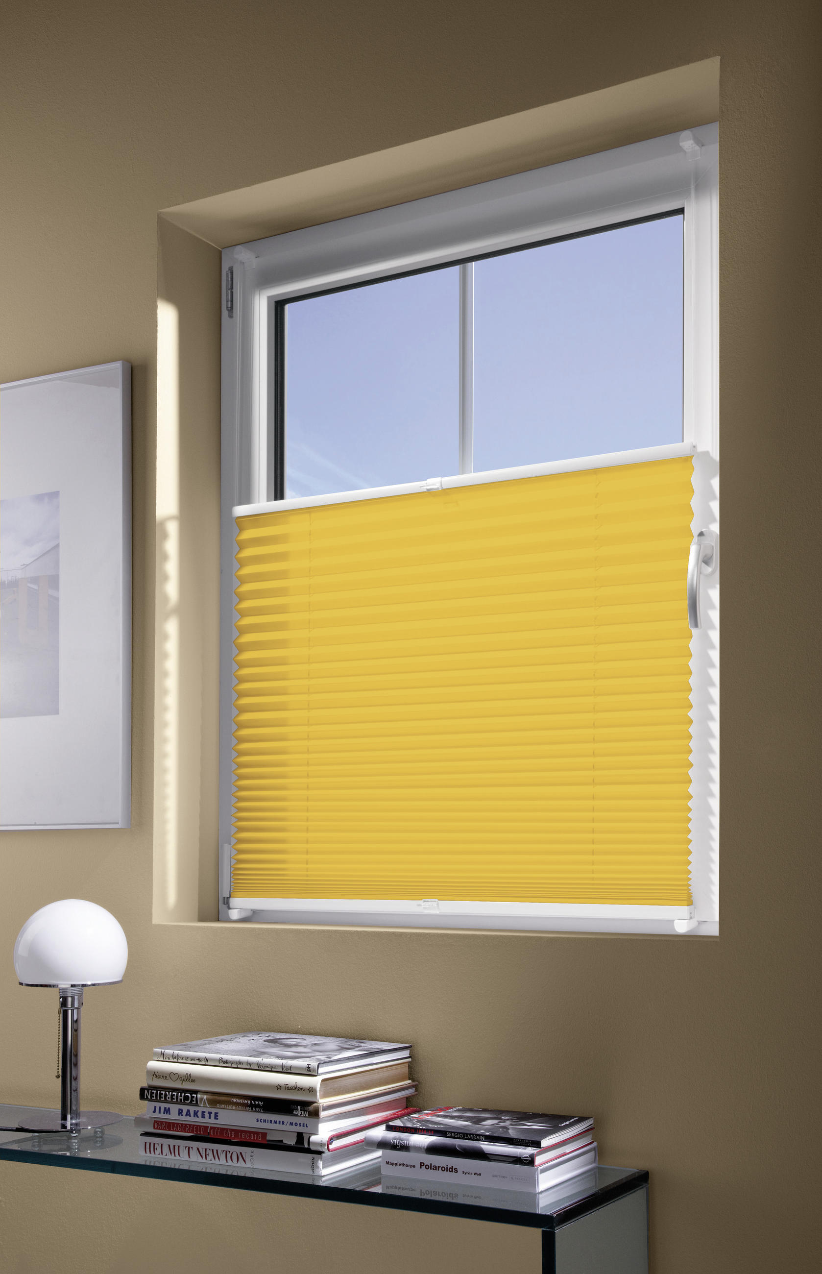 PLISSEE  halbtransparent   120/130 cm   - Basics (120/130cm)