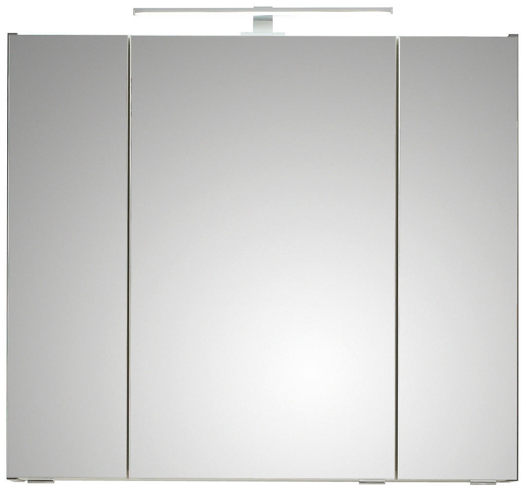 SPIEGELSCHRANK 80/70/16 cm - Chromfarben/Dunkelgrau, Basics, Glas/Holzwerkstoff (80/70/16cm) - Pelipal
