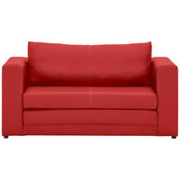 SCHLAFSOFA in Textil Rot  - Weiss/Rot, Design, Kunststoff/Textil (150/78/70cm) - Livetastic