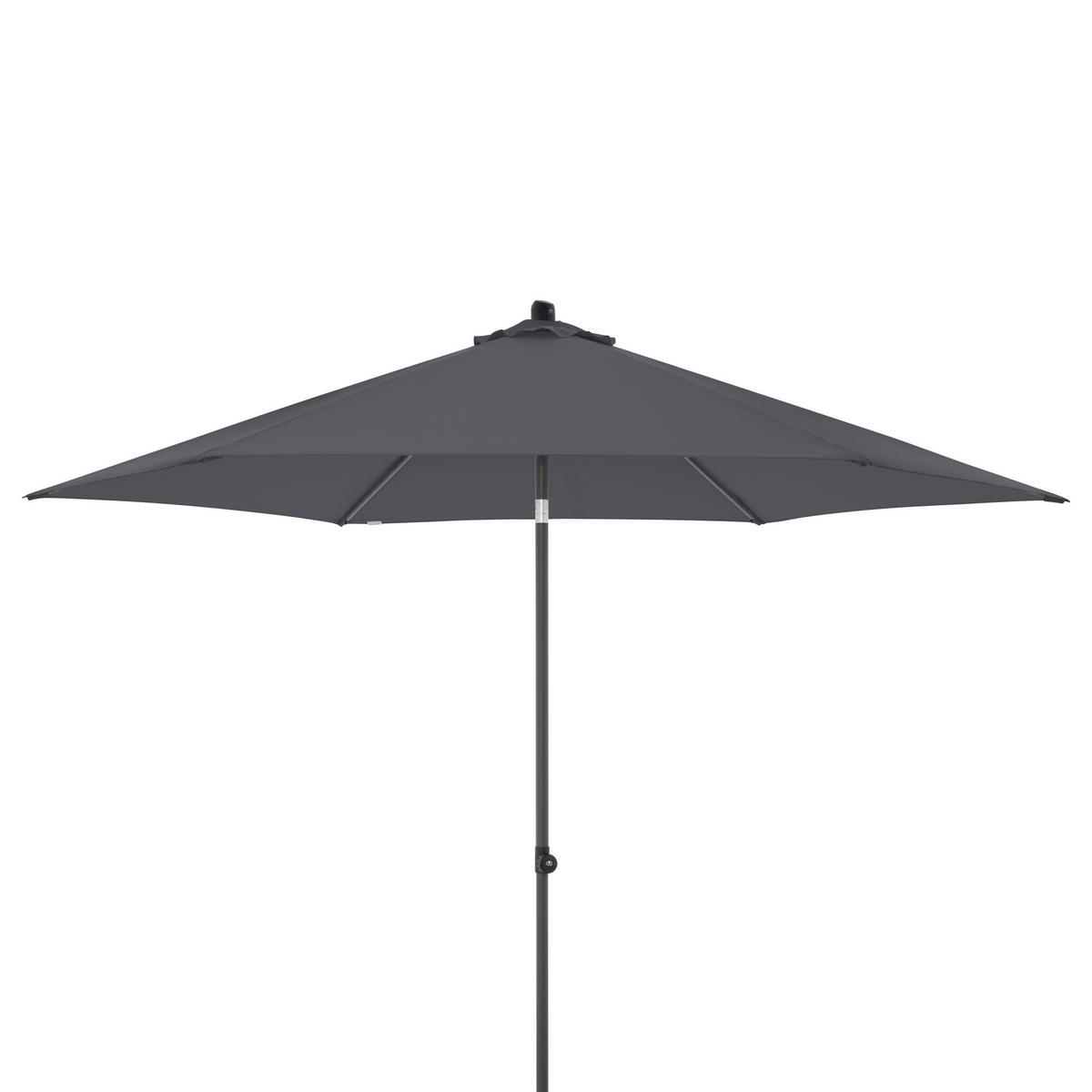 SONNENSCHIRM 300x300 cm  - Anthrazit, Basics, Textil/Metall (300/300cm) - Doppler