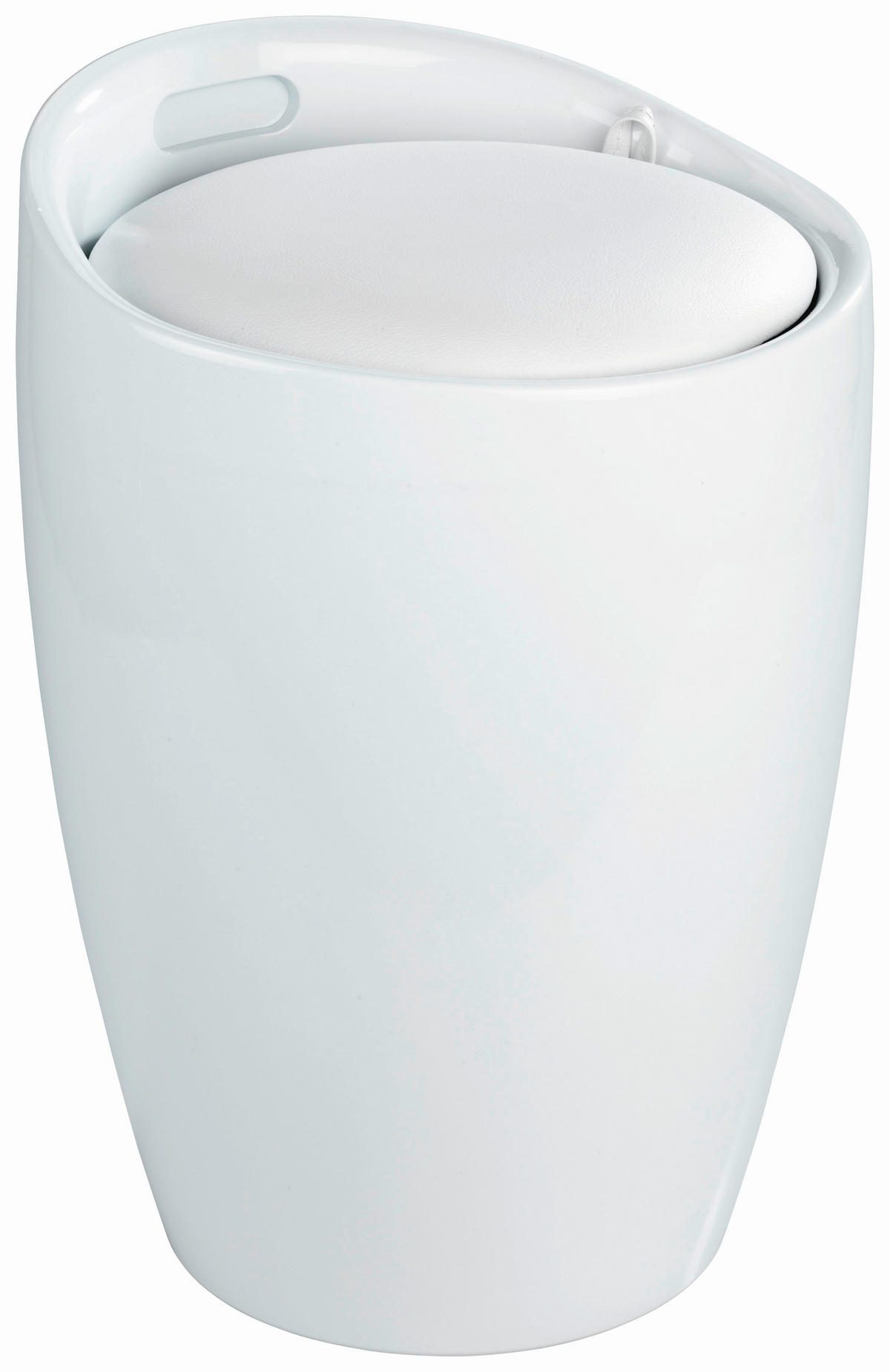 WÄSCHETONNE - Weiß, Basics, Kunststoff (36/50,5/36cm) - Wenko