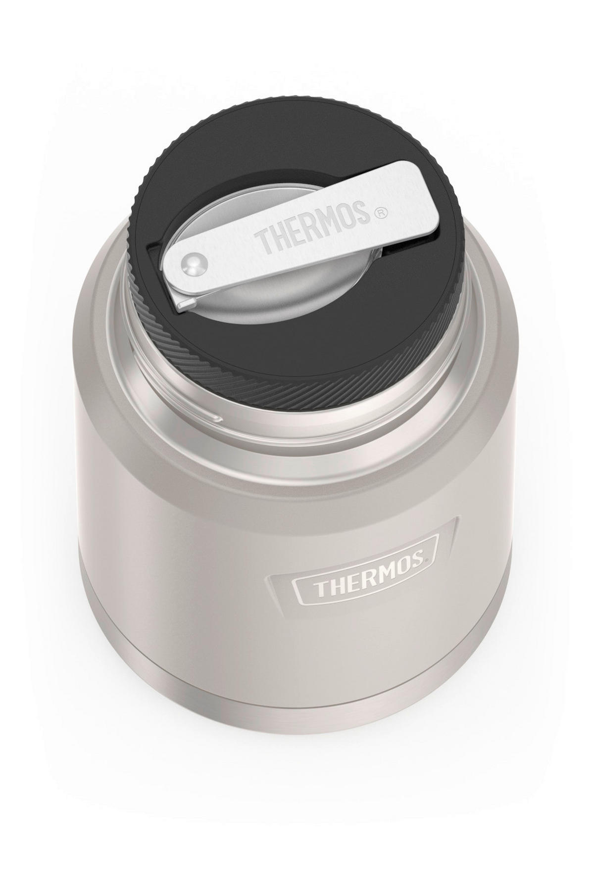 ISOLIERSPEISEGEFÄSS ICON 0,47 L  - Greige, Basics, Metall (0,47l) - Thermos
