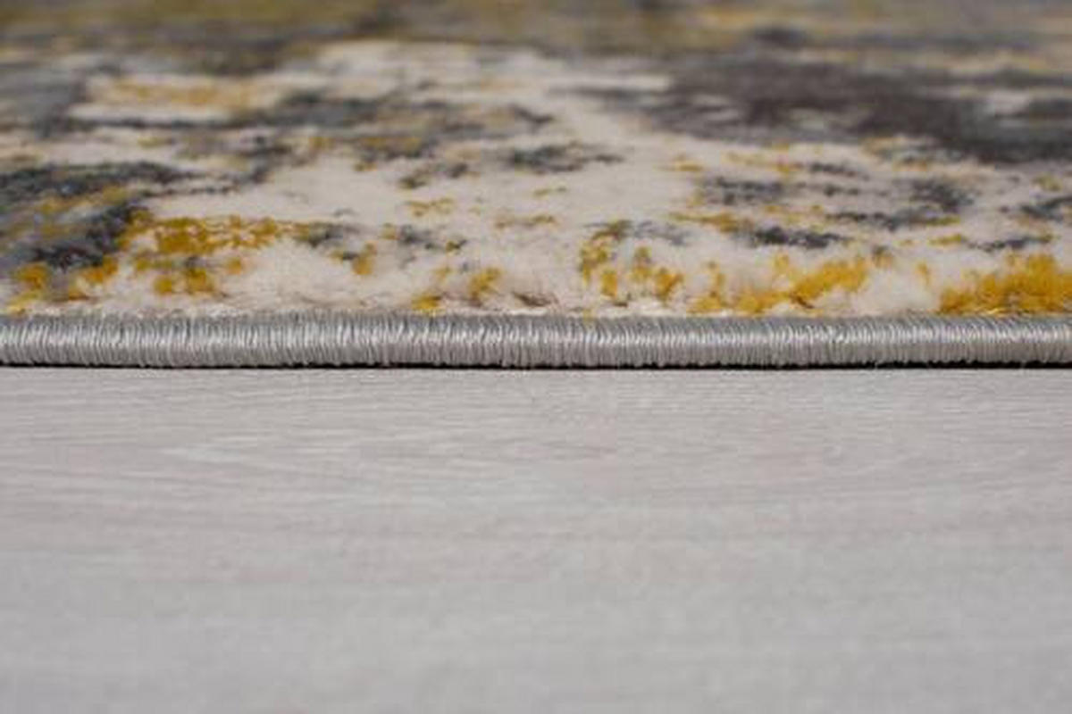 TEPPICH 150/80 cm Gelb, Grau  - Gelb/Grau, Basics, Textil (150/80cm) - Xora