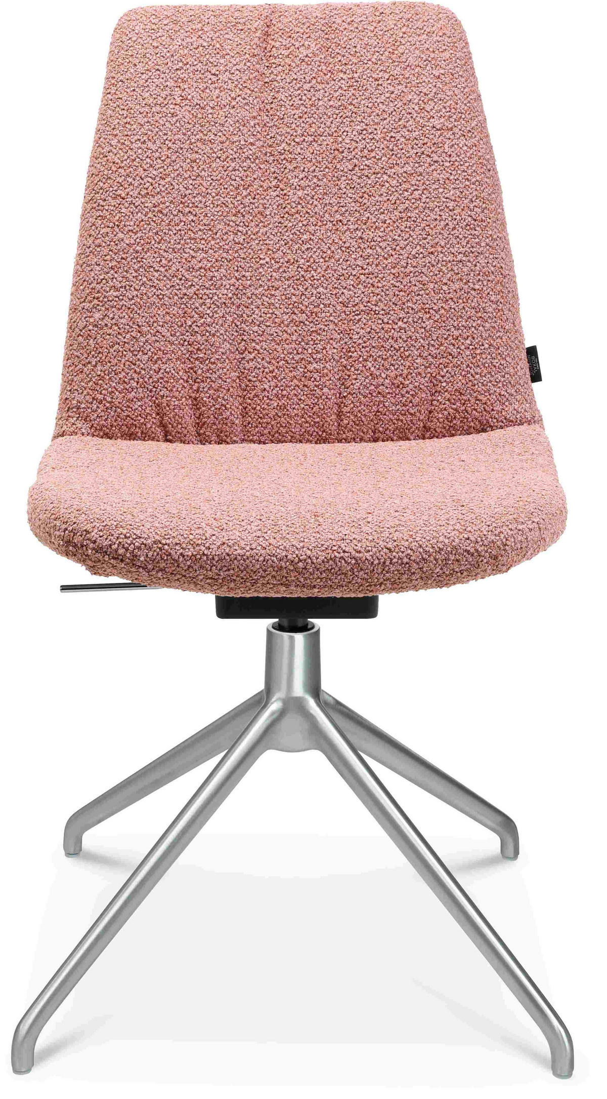 STUHL  in Aluminium Flachgewebe  - Rosa, Design, Textil/Metall (46/81,5-84,5/55cm) - Johann Jakob
