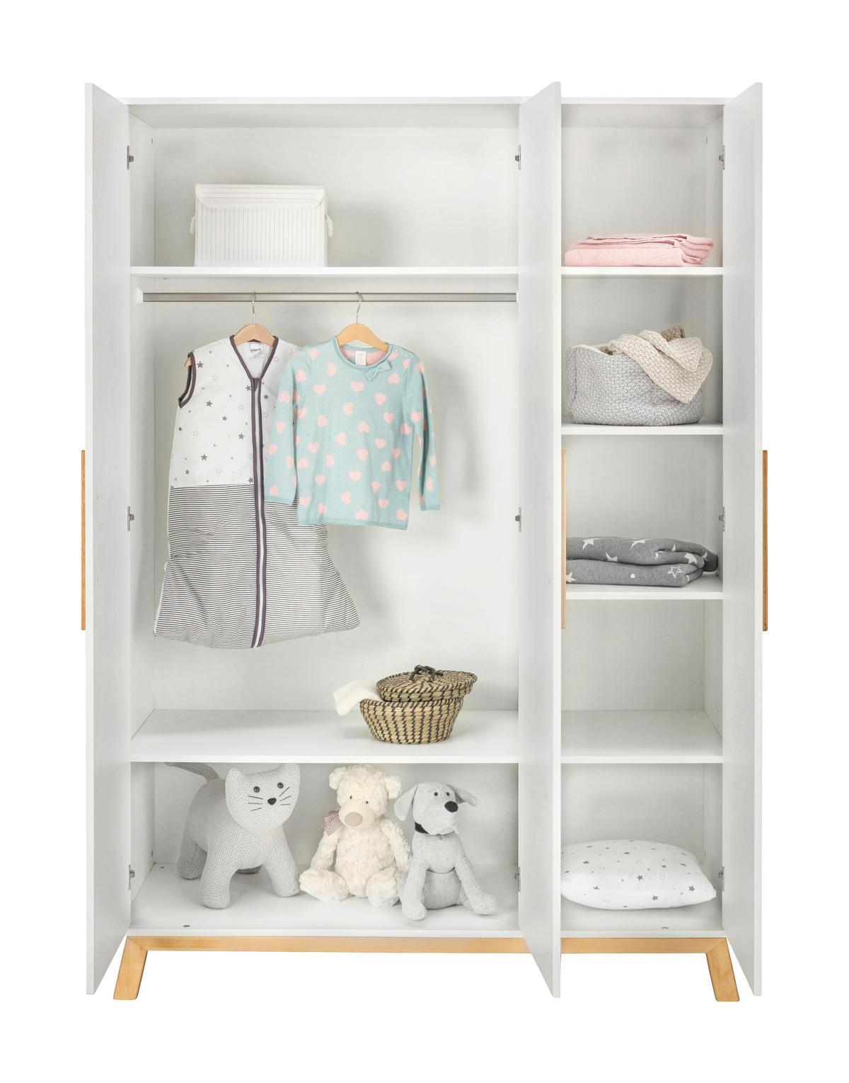 BABYZIMMER Venice  - Buchefarben/Weiß, Basics, Holz/Holzwerkstoff - Schardt