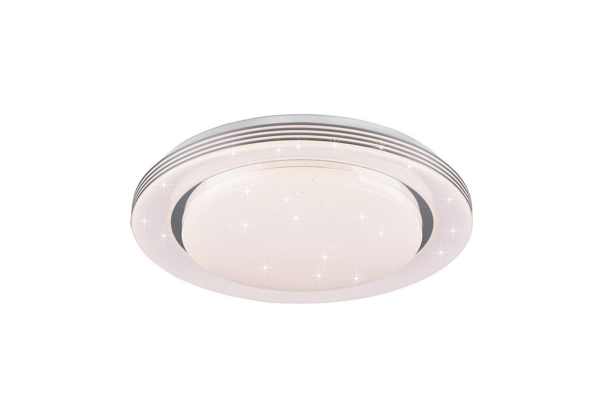 LED-DECKENLEUCHTE  48/7,5 cm    - Weiss, Basics, Kunststoff (48/7,5cm)