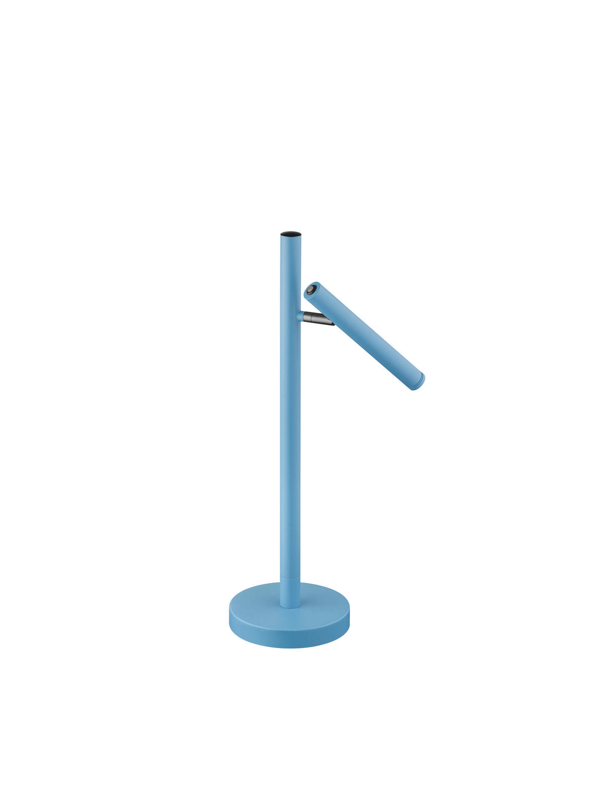 AKKU-TISCHLEUCHTE - Pastellblau, Trend, Metall (18/50cm) - Hell