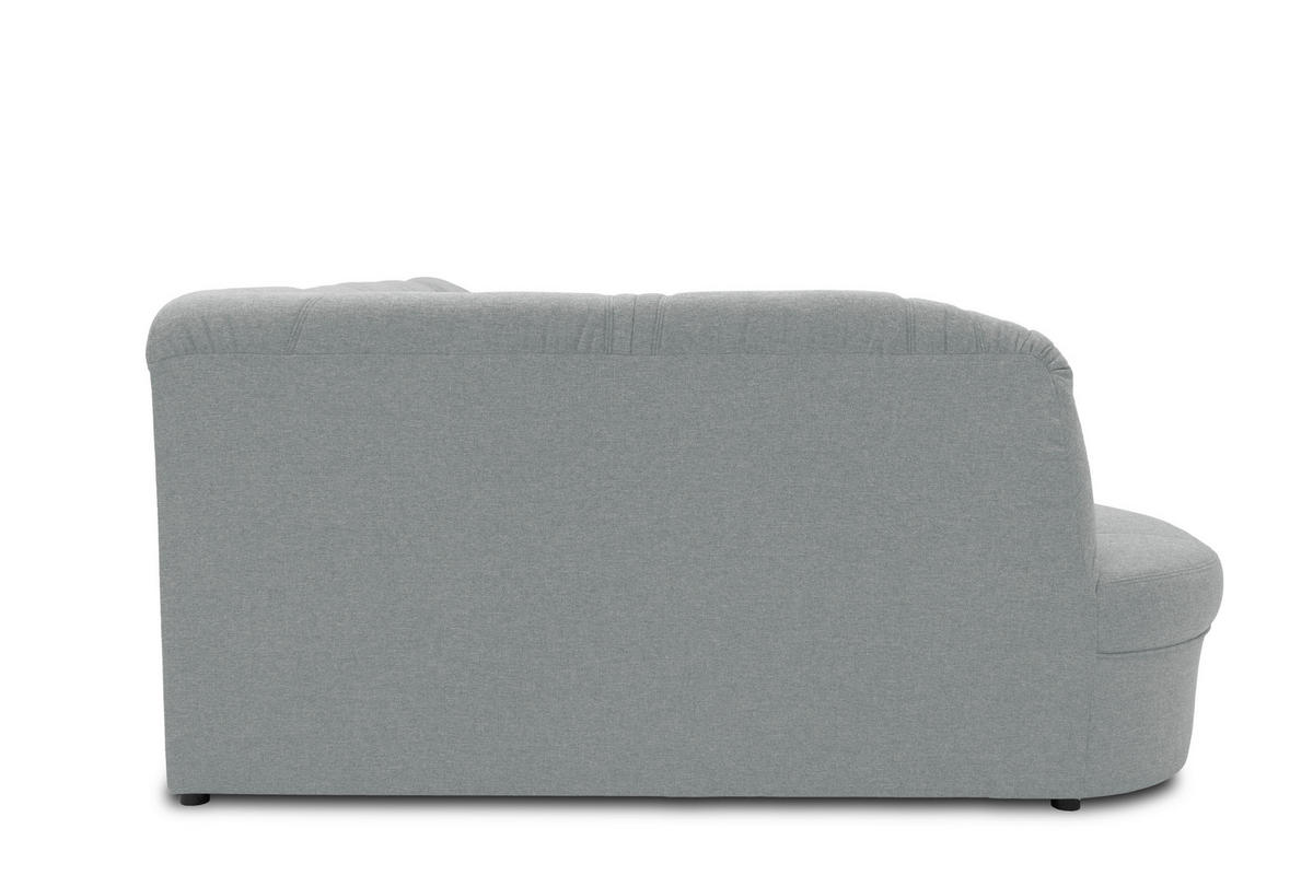 WOHNLANDSCHAFT Mintgrau Mikrofaser  - Mintgrau/Schwarz, KONVENTIONELL, Kunststoff/Textil (180/295/146cm) - MID.YOU